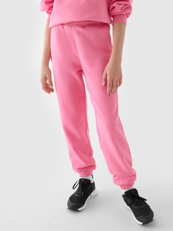 Neon pink joggers online