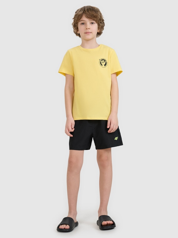 Boys Woven Shorts-Pineapple Yellow | Boden USA