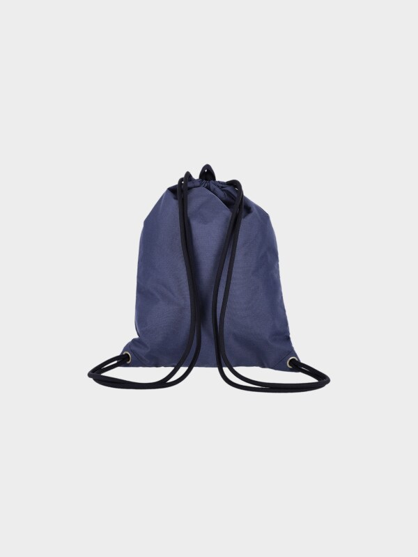 Sackpack cinch drawstring bag navy blue