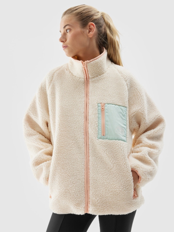 Ladies cream fleece hotsell