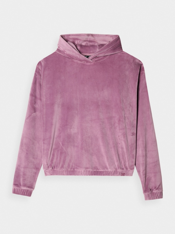 Pink velvet sweatshirt online