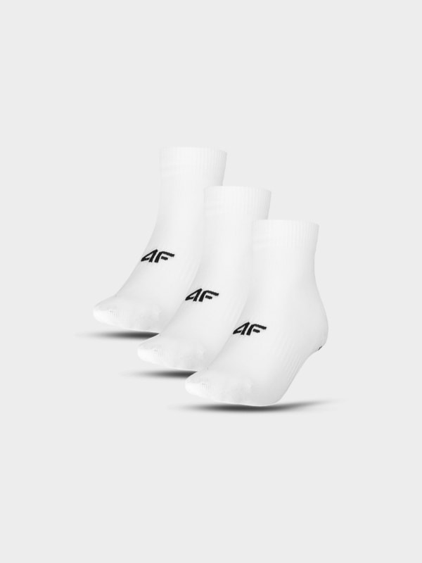 Women's Casual Ankle Socks (3-pack) - White | 4F: Sportswear