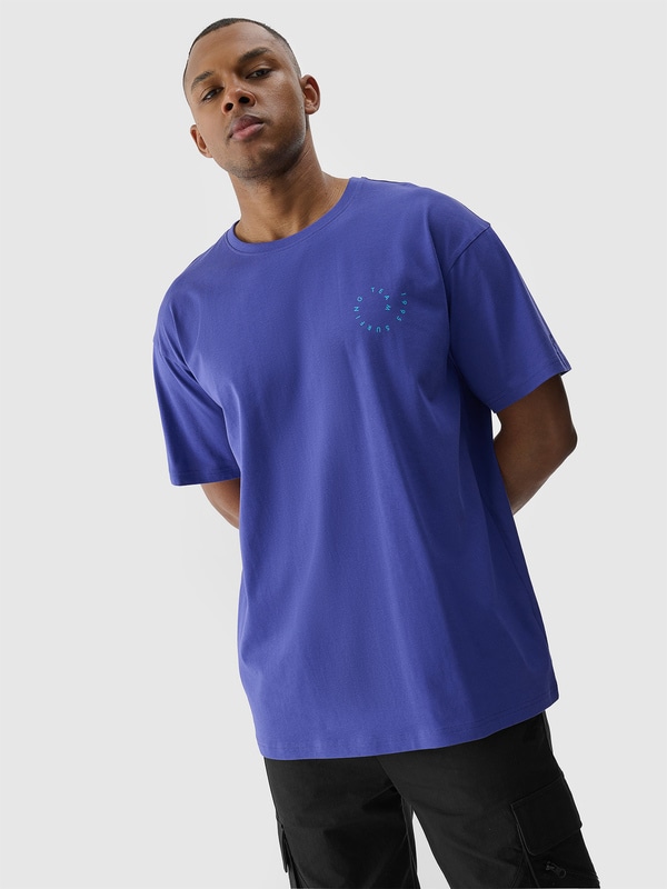 Tシャツ・カットソー ICEBERG Men T-shirt Blue F0116318 6479 Mens T-Shirts and Polo with Cartoon Graphics | ICEBERG