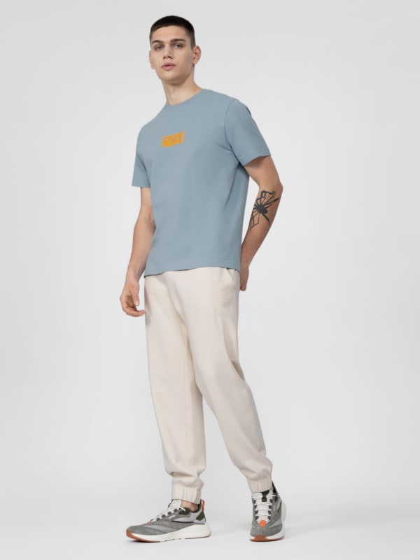 Men s organic cotton sweatpants 4F Sportswear and shoes