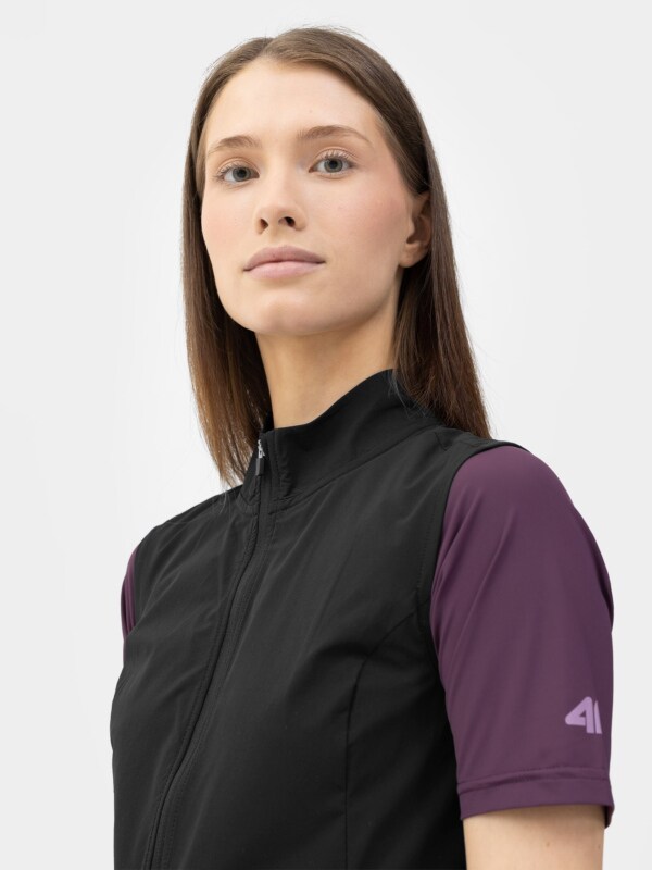 Women s cycling vest without hood 4F Sportswear and shoes