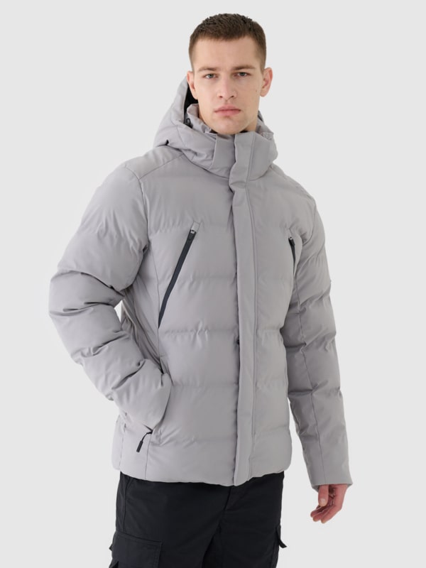 Men s synthetic fill down jacket 10000 membrane grey