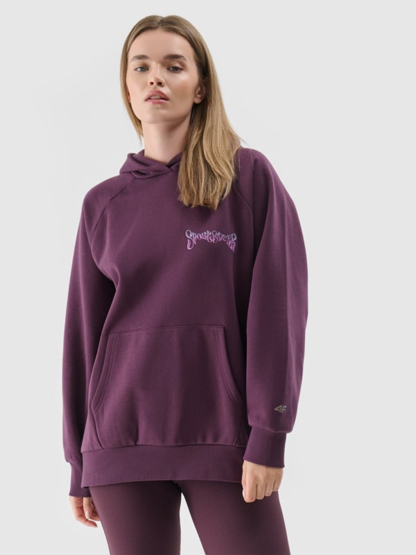 Women s pullover hoodie purple