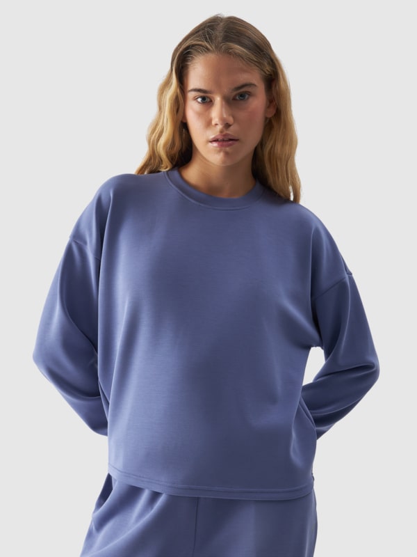 Navy blue sweatshirt womens online