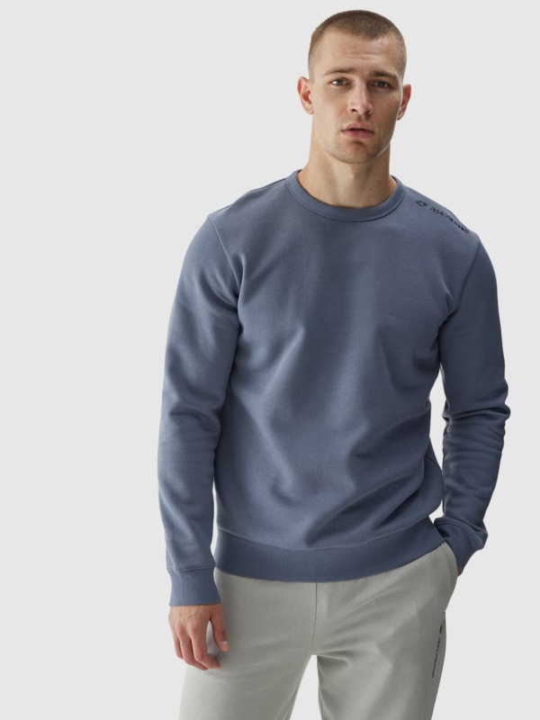 Navy blue sweater without hoodie hotsell