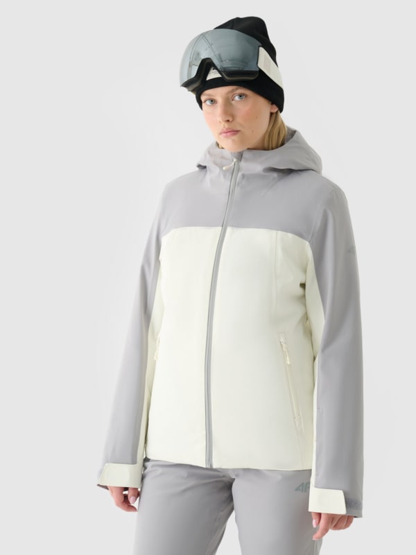 Womens grey ski jacket sale