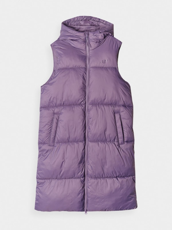 Vintage 80's Purple & outlet Gray Reversible Puffer Vest