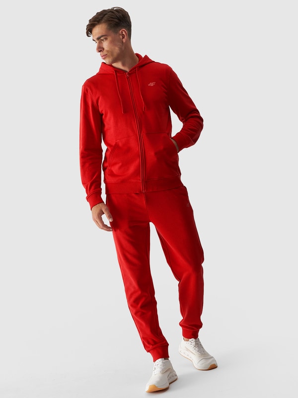 Men's joggers sweatpants - orange