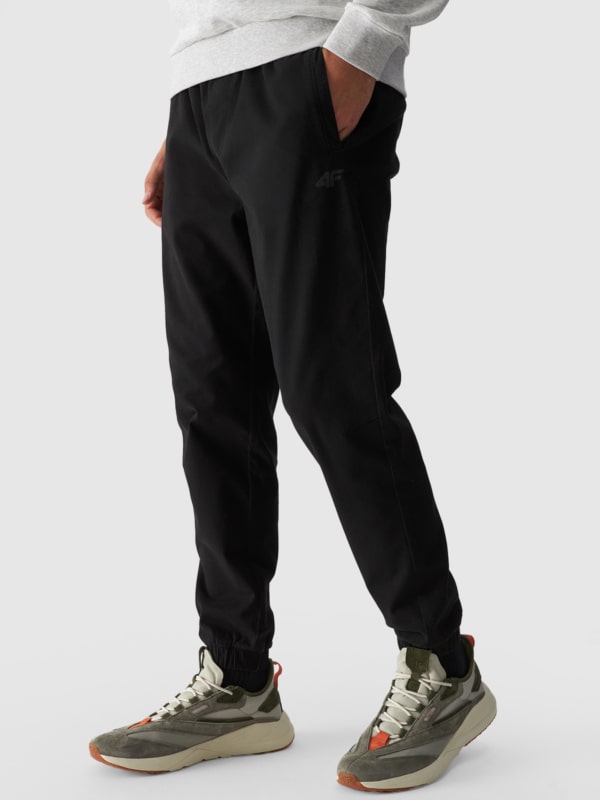 Men s casual joggers trousers black