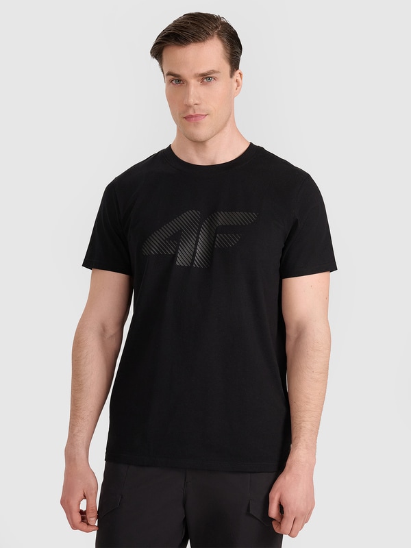 Tシャツ・カットソー BARROW Men T-shirt Black F4BWUATH073 110 Barrow T-shirt With Print