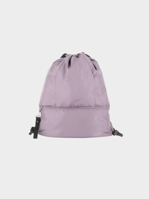 Sackpack cinch drawstring bag purple