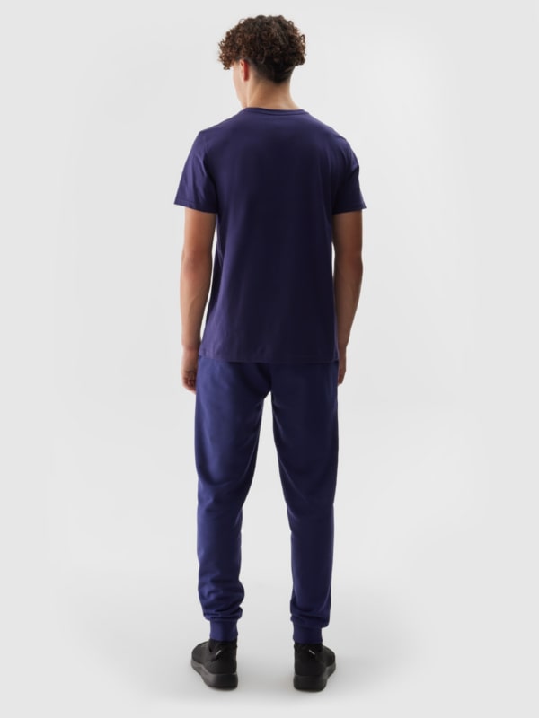 Men s joggers sweatpants navy blue