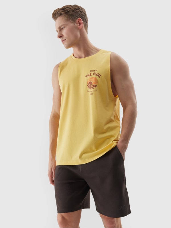 Mustard colored tank top hotsell