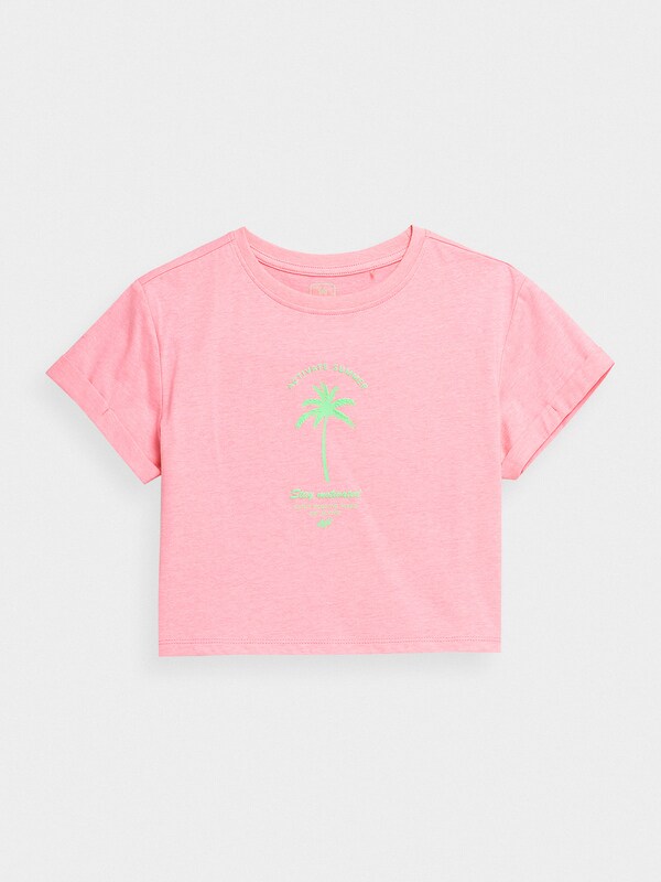 ☆KIRSH☆ I Love Kirsch Crop T-Shirt Light Pink Designer fashion, Seoul-fully created | W Concept