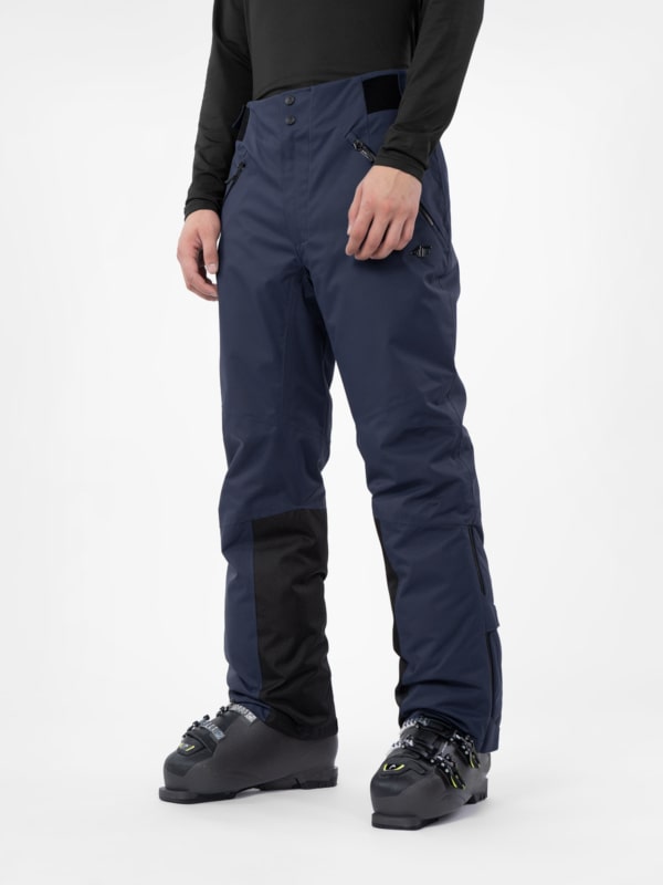 Fashion dark blue ski pants