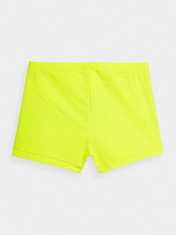 Neon yellow swim trunks on sale