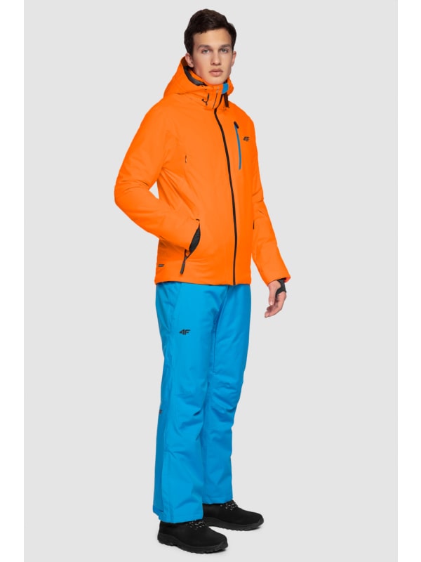 Neon orange ski jacket best sale