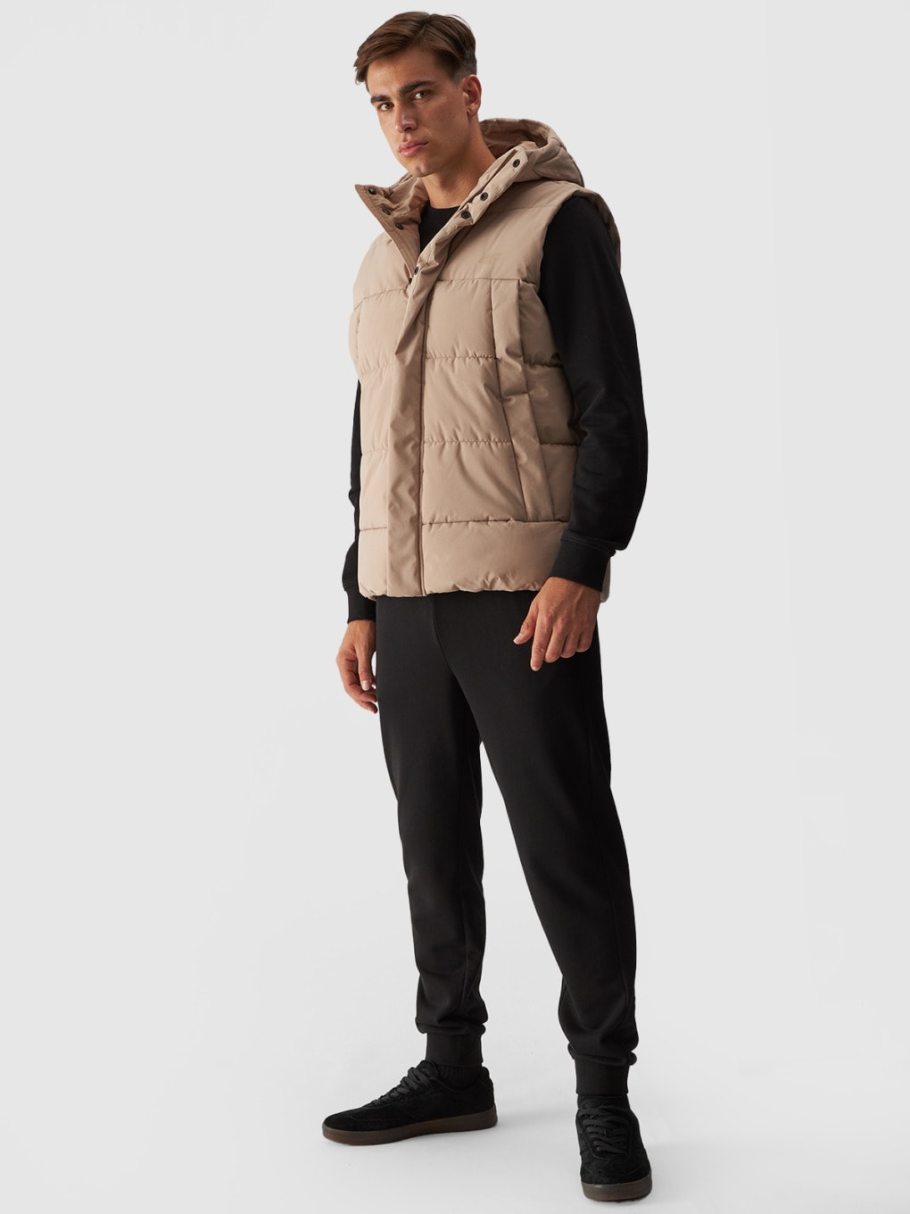 Mens quilted down vest best sale